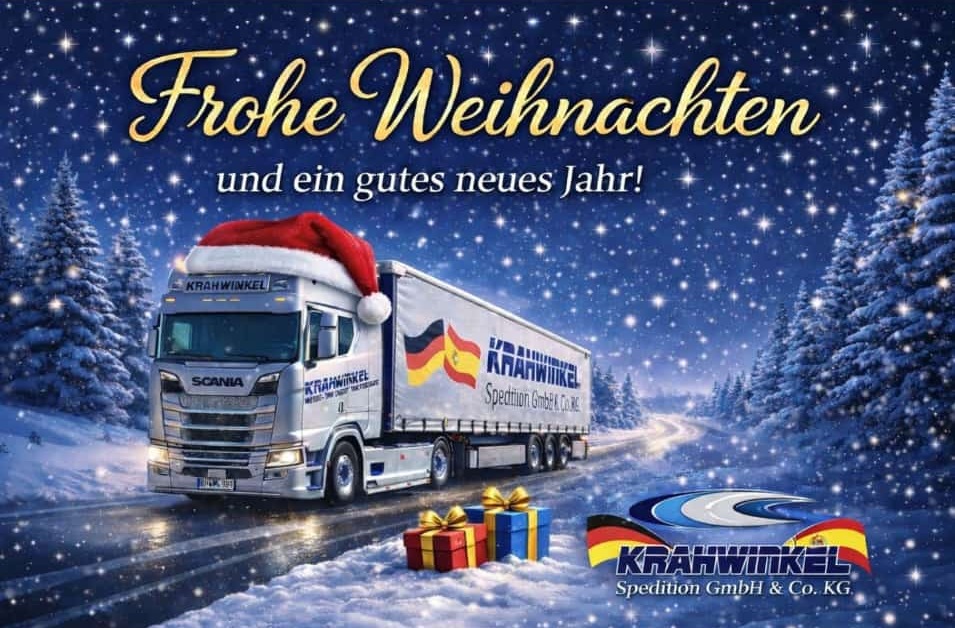 Spedition Krahwinkel wünscht Frohe Weihnachten